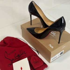 Christian Louboutin Kate 100 Patent Leather Pumps